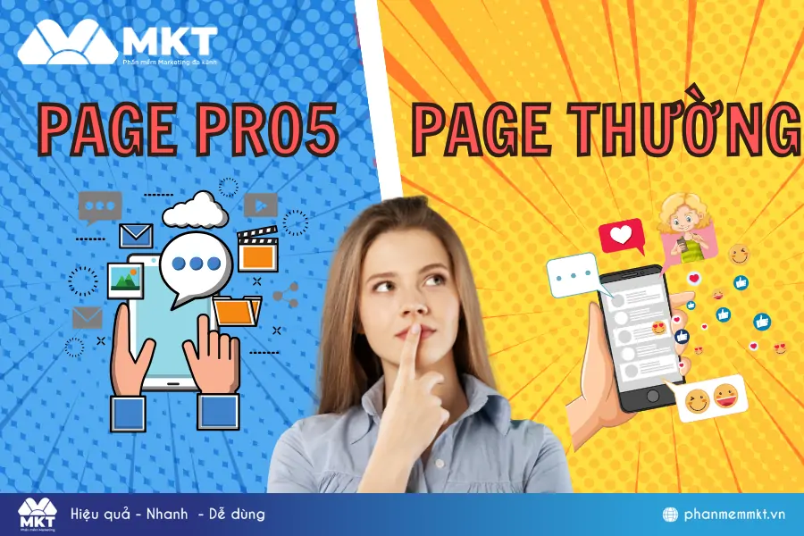 Điểm giống và khác nhau giữa Page Pro5 và Page thường