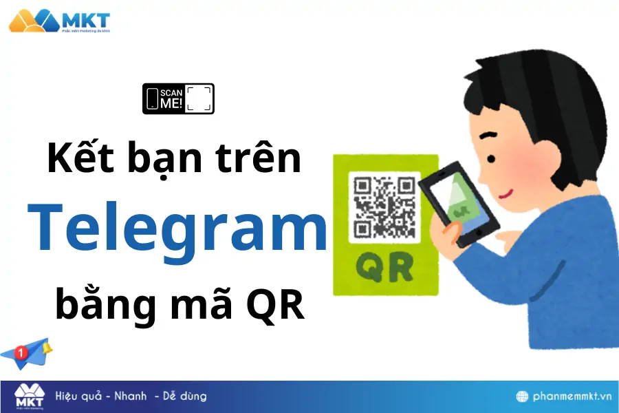 Kết bạn trên Telegram bằng mã QR
