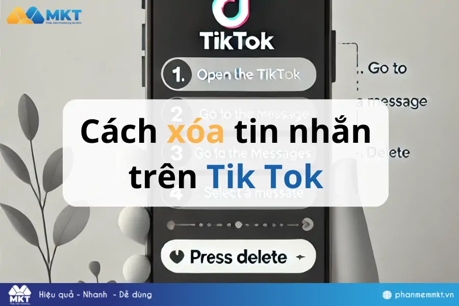Cách xoá tin nhắn trên Tik Tok