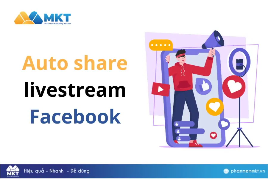 Auto share livestream facebook